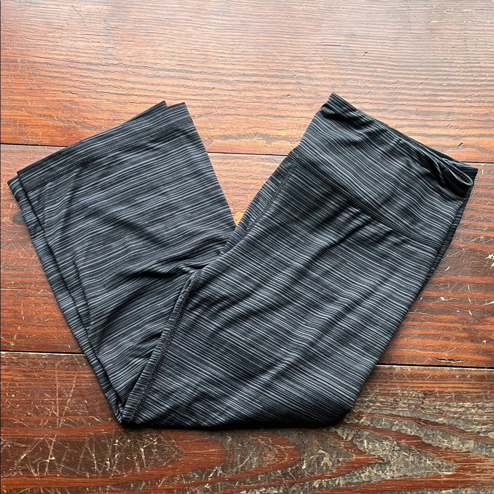 Under Armour Womens Striped Black Leggings
